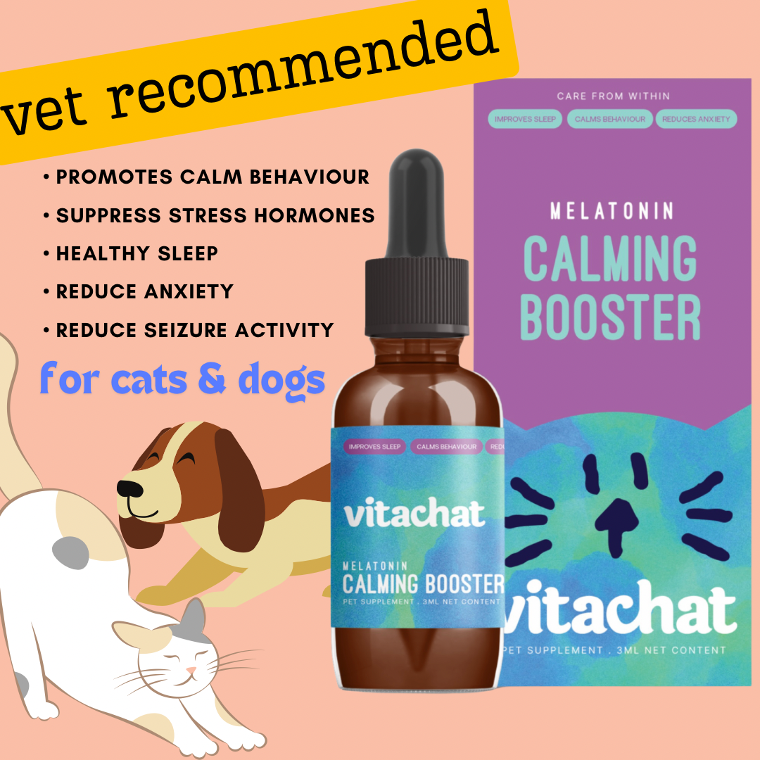 Melatonin Calming Booster for cats & dogs 30ml