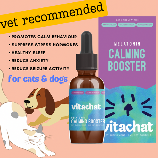 Melatonin Calming Booster for cats & dogs 30ml